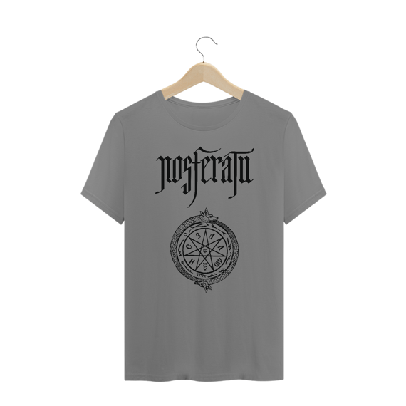 Camiseta Plus Size Nosferatu ( Símbolo Preto ) Estampa Terror