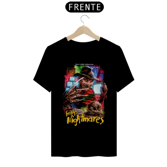 Camiseta Freddy Krueger A Hora do Pesadelo Estampa Terror