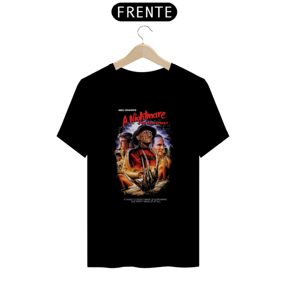 Camiseta Freddy Krueger A Hora do Pesadelo on elm street (1984) Estampa Terror 