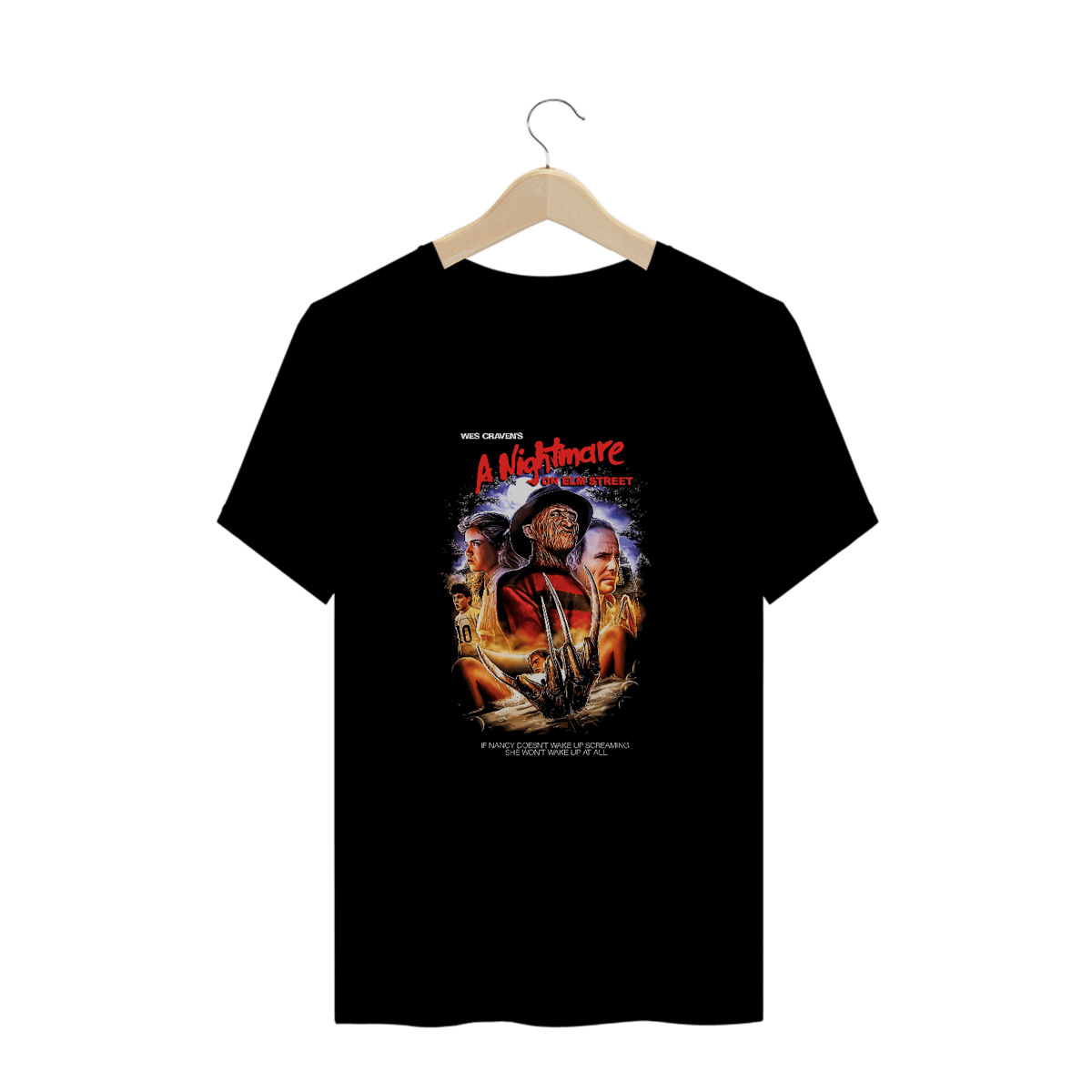 Nome do produto: Camiseta Plus Size Freddy Krueger A Hora do Pesadelo on elm street (1984) Estampa Terror