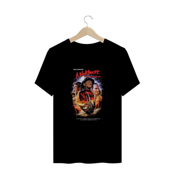 Camiseta Plus Size Freddy Krueger A Hora do Pesadelo on elm street (1984) Estampa Terror