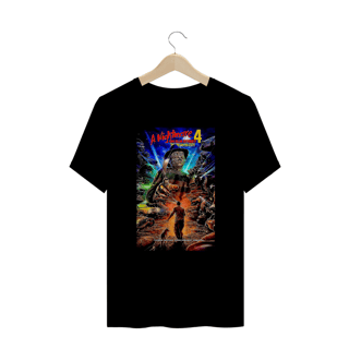Camiseta Plus Size Freddy Krueger A Hora do Pesadelo 4 Estampa Terror
