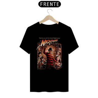Camiseta Freddy Krueger A Hora do Pesadelo - O Retorno do Grande Pesadelo - Estampa Terror