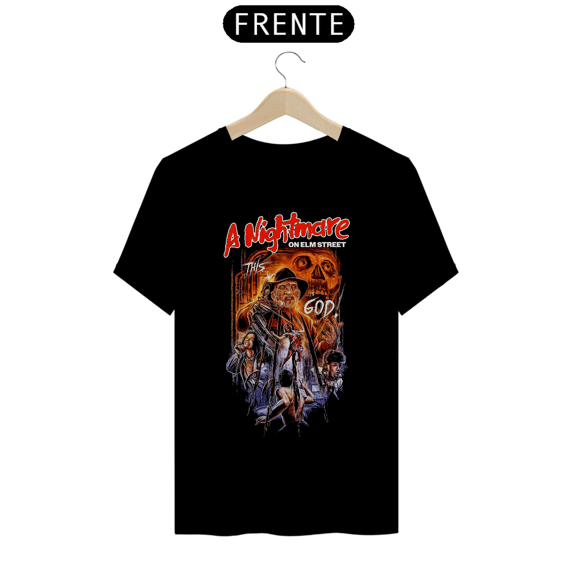 Camiseta Freddy Krueger A Hora do Pesadelo on elm street (This is God) Estampa Terror