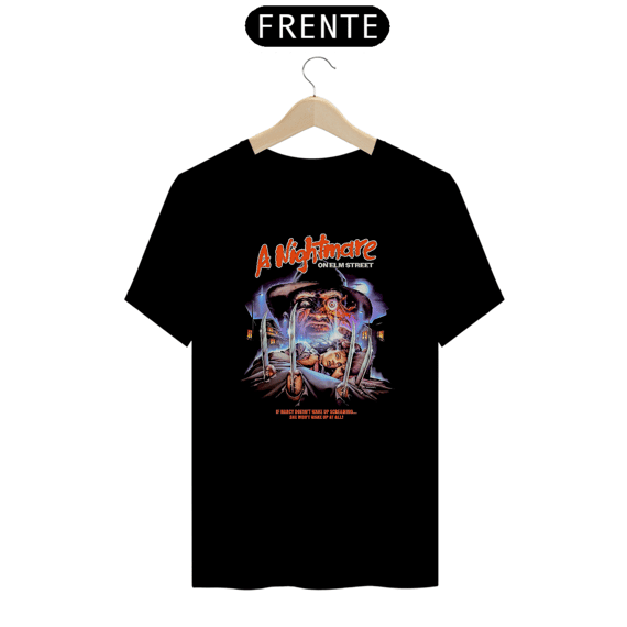 Camiseta Freddy Krueger A Hora do Pesadelo on elm street (wake up) Estampa Terror