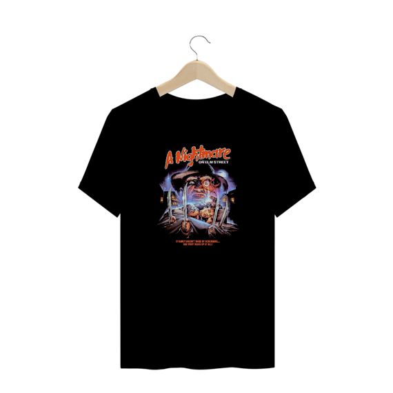 Camiseta Plus Size Freddy Krueger A Hora do Pesadelo on elm street (wake up) Estampa Terror