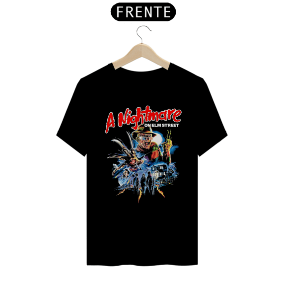 Camiseta Freddy Krueger A Hora do Pesadelo on elm street (3D) Estampa Terror