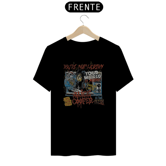 Camiseta Alice Cooper Youre Not Worthy Estampa Rock