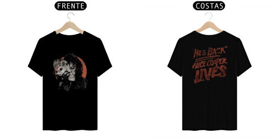 Camiseta Alice Cooper Lives Jason Estampa Rock