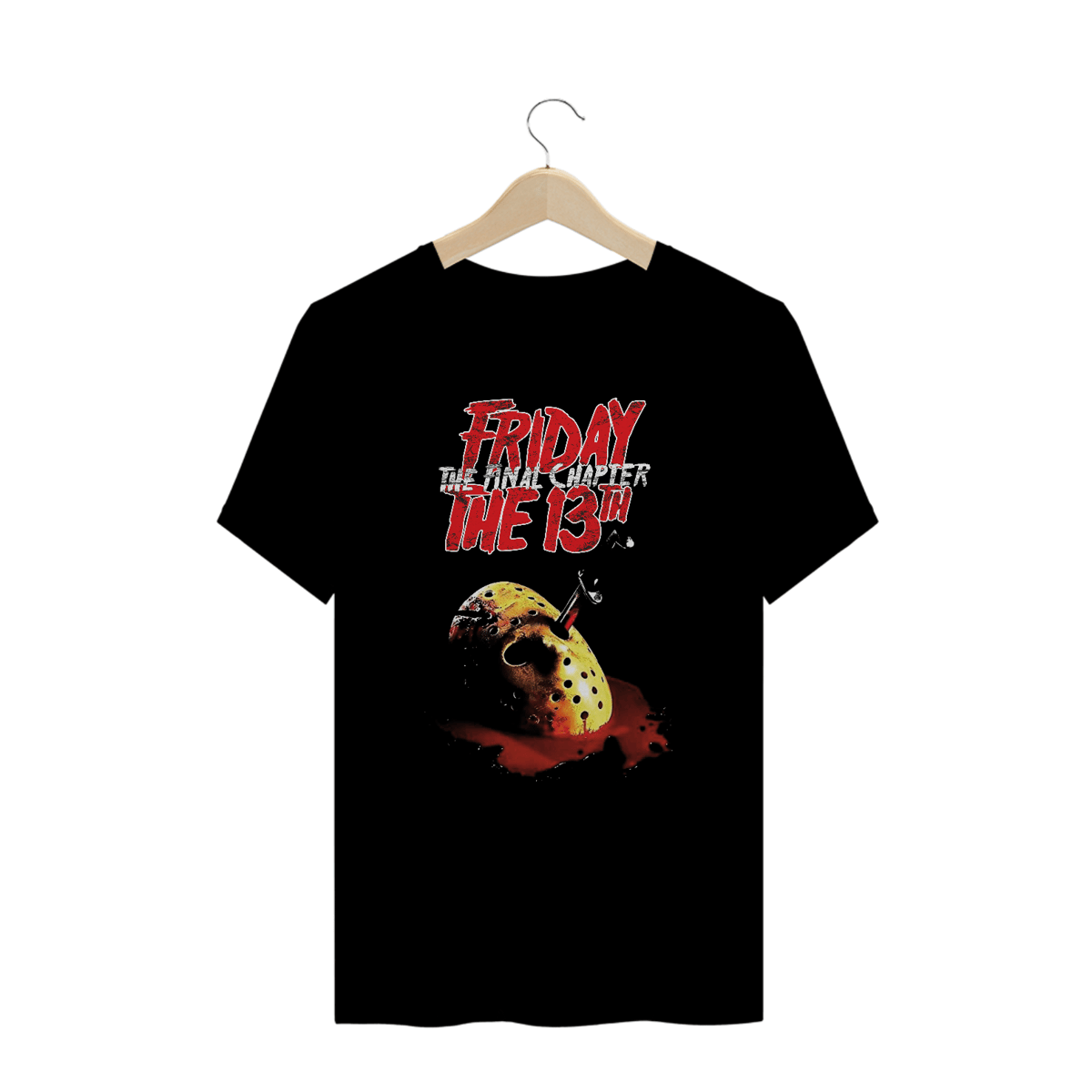 Nome do produto: Camiseta Plus Size Sexta feira 13 (Jason - the final chapter) Estampa Terror