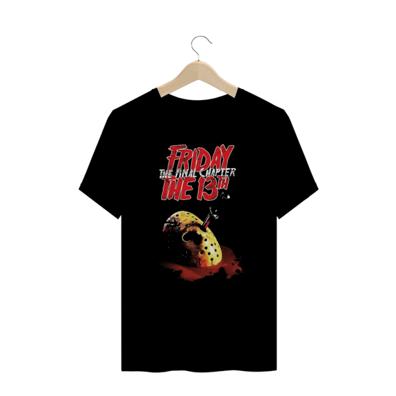 Camiseta Plus Size Sexta feira 13 (Jason - the final chapter) Estampa Terror