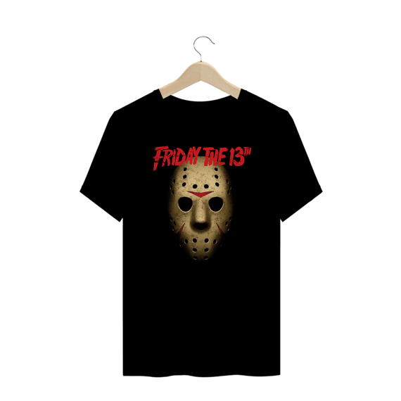 Camiseta Plus Size Sexta feira 13 (Jason - Mask) Estampa Terror