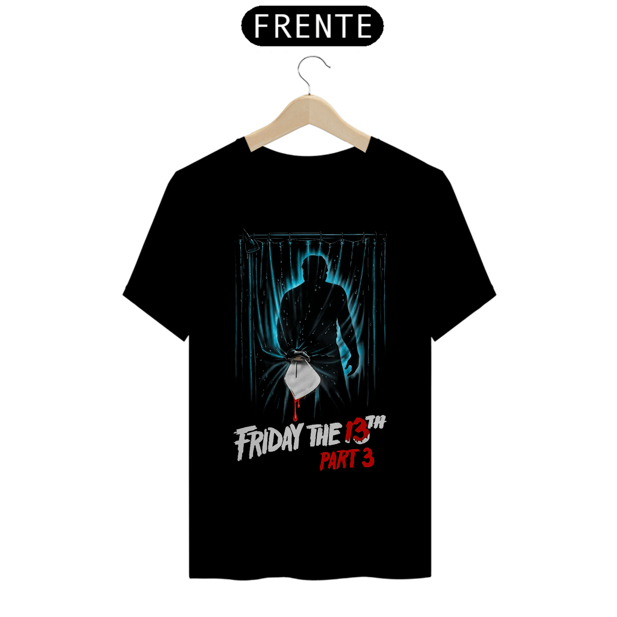 Nome do produto: Camiseta Sexta feira 13 (Parte 3) Estampa Terror