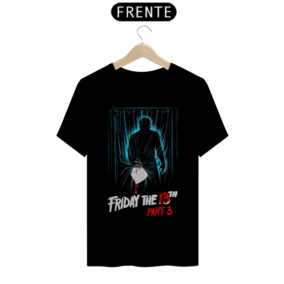 Camiseta Sexta feira 13 (Parte 3) Estampa Terror