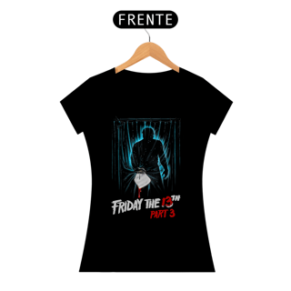 Camiseta Feminina Sexta feira 13 (Parte 3) Estampa Terror