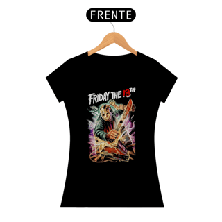 Camiseta Feminina Sexta feira 13 (TV) Estampa Terror