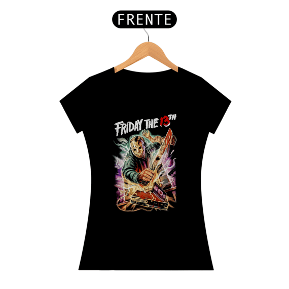 Camiseta Feminina Sexta feira 13 (TV) Estampa Terror