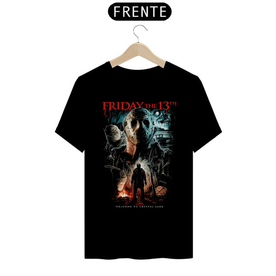 Camiseta Sexta feira 13 (Cristal Lake) Estampa Terror
