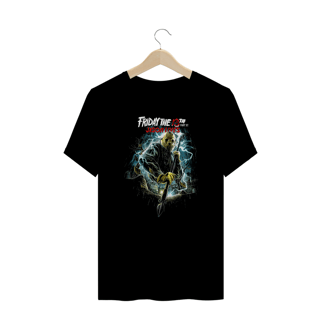 Camiseta Plus Size Sexta feira 13 (Jason Lives) Estampa Terror