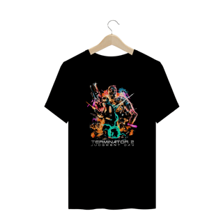 Camiseta Plus Size Exterminador do Futuro 2 (Dia do Julgamento) Estampa Geek