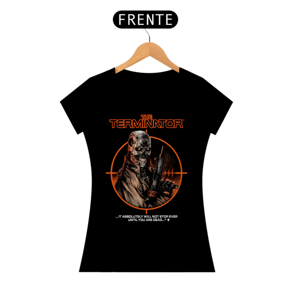 Camiseta Feminina O Exterminador Estampa Geek