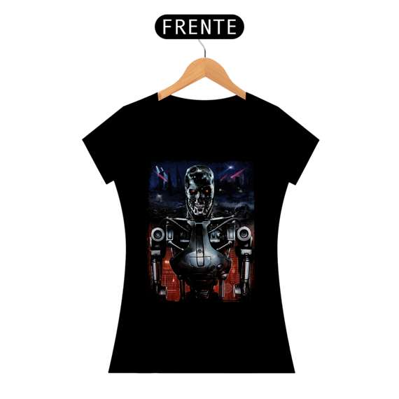Camiseta Feminina Exterminador (V3) Estampa Geek