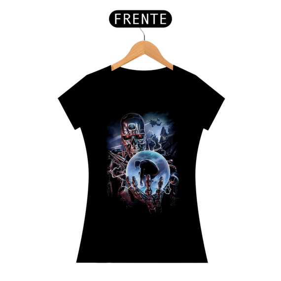 Camiseta Feminina O Exterminador (No Futuro) Estampa Geek