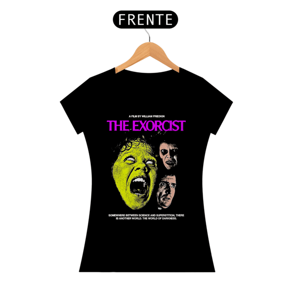 Camiseta Feminina The Exorcist (poster 3) Estampa Terror