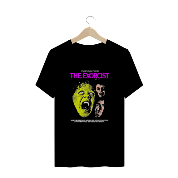 Camiseta Plas Size The Exorcist (poster 3) Estampa Terror