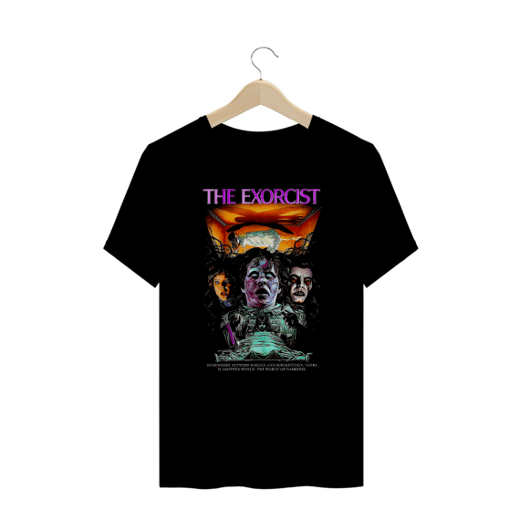 Camiseta Plus Size The Exorcist (Regan) Estampa Terror