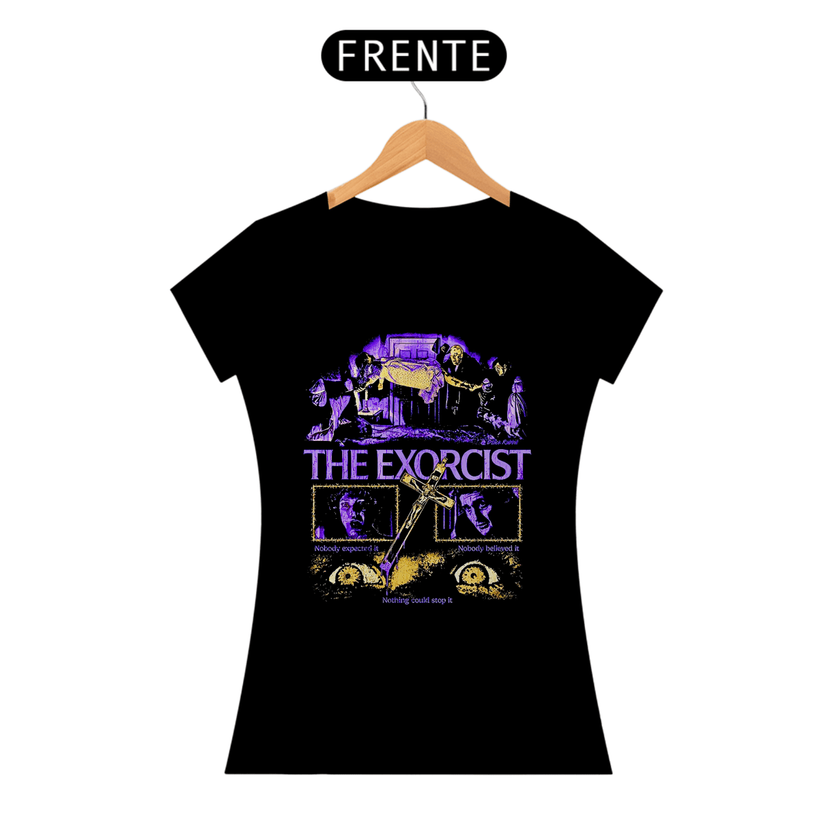 Nome do produto: Camiseta Feminina The Exorcist (Regan Room) Estampa Terror