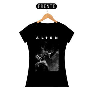 Camiseta Feminina Alien ( romulus poster) Estampa Terror