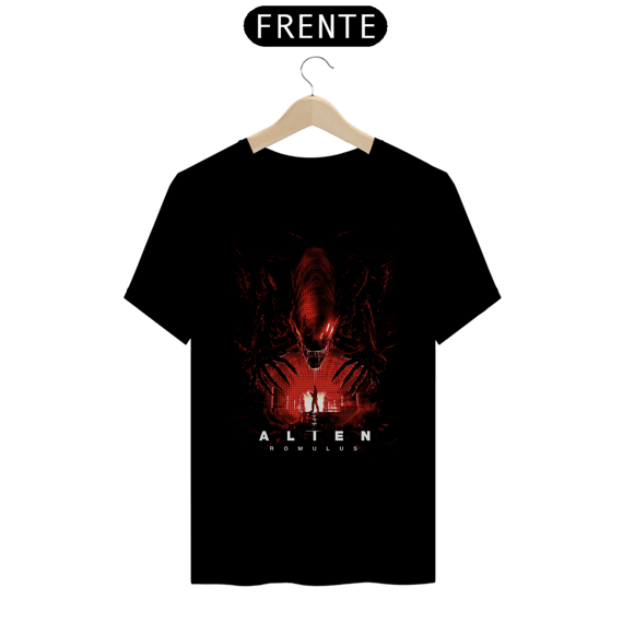 Camiseta Alien ( romulus a espreita) Estampa Terror