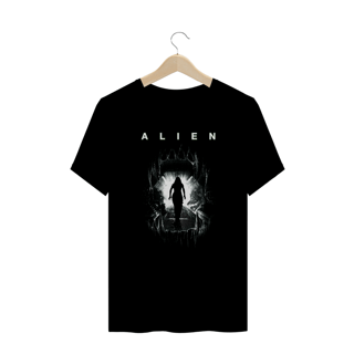 Nome do produto Camiseta Plus Size Alien ( romulus boca) Estampa Terror