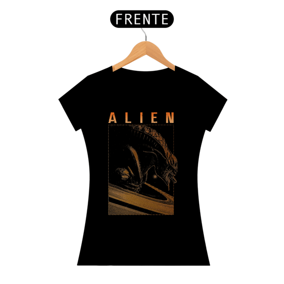 Camiseta Feminina Alien ( space) Estampa Terror