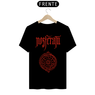 Camiseta Nosferatu ( Símbolo Vermelha ) Estampa Terror