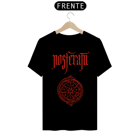 Camiseta Nosferatu ( Símbolo Vermelha ) Estampa Terror