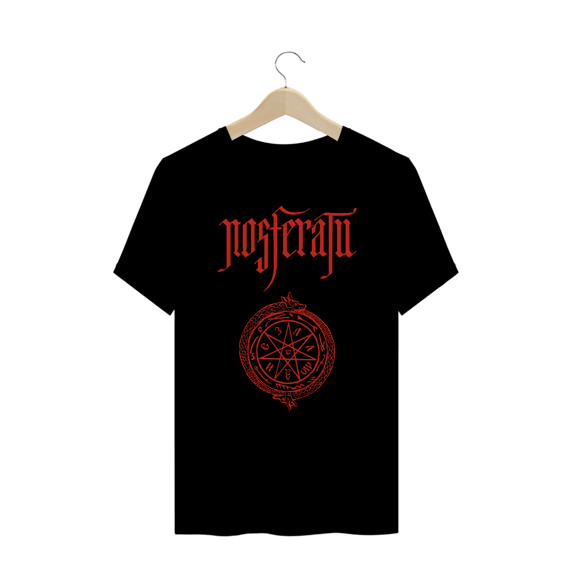 Camiseta Plus Size Nosferatu ( Símbolo Vermelha ) Estampa Terror