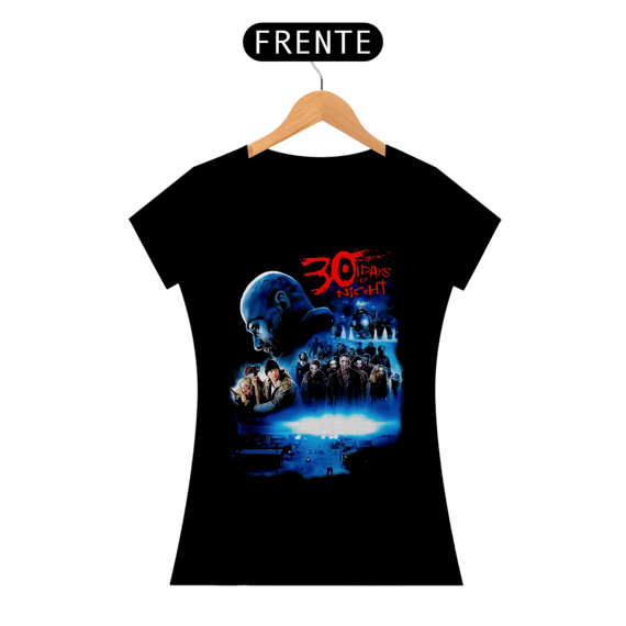 Camiseta Feminina 30 Dias de Noite Estampa Terror