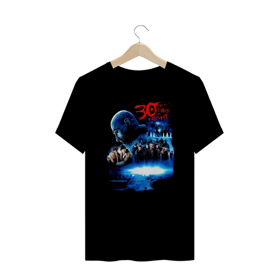 Camiseta Plus Size 30 Dias de Noite Estampa Terror