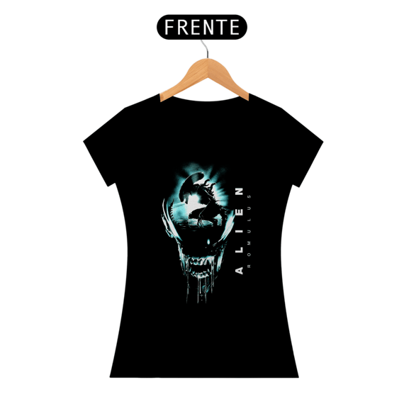 Camiseta Feminina Alien ( romulus alien ) Estampa Terror