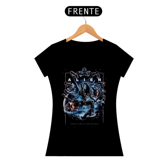 Camiseta Feminina Alien ( o oitavo passageiro ) Estampa Terror