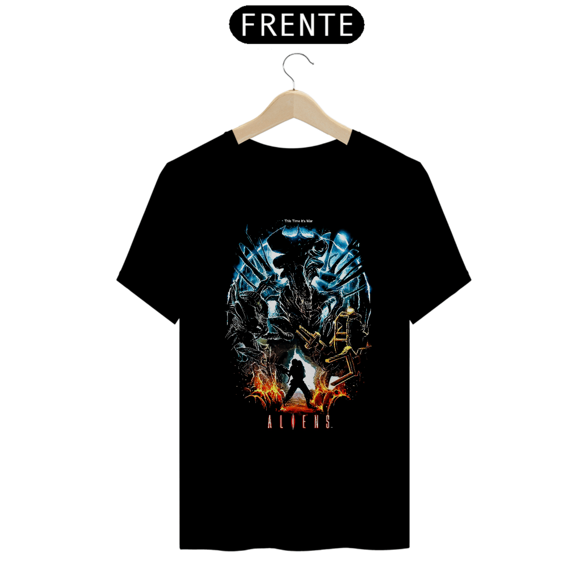 Nome do produto: Camiseta Alien Ressurreição (Alien - O Regresso) Estampa de Terror