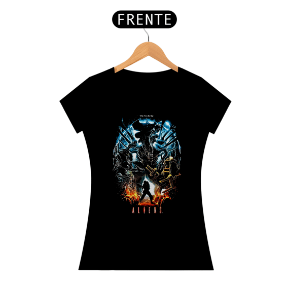 Camiseta Feminina Alien Ressurreição (Alien - O Regresso) Estampa de Terror