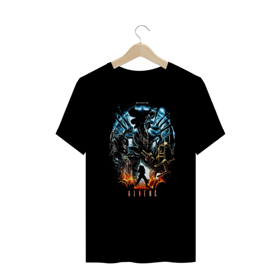 Camiseta Alien Plus Size Ressurreição (Alien - O Regresso) Estampa de Terror