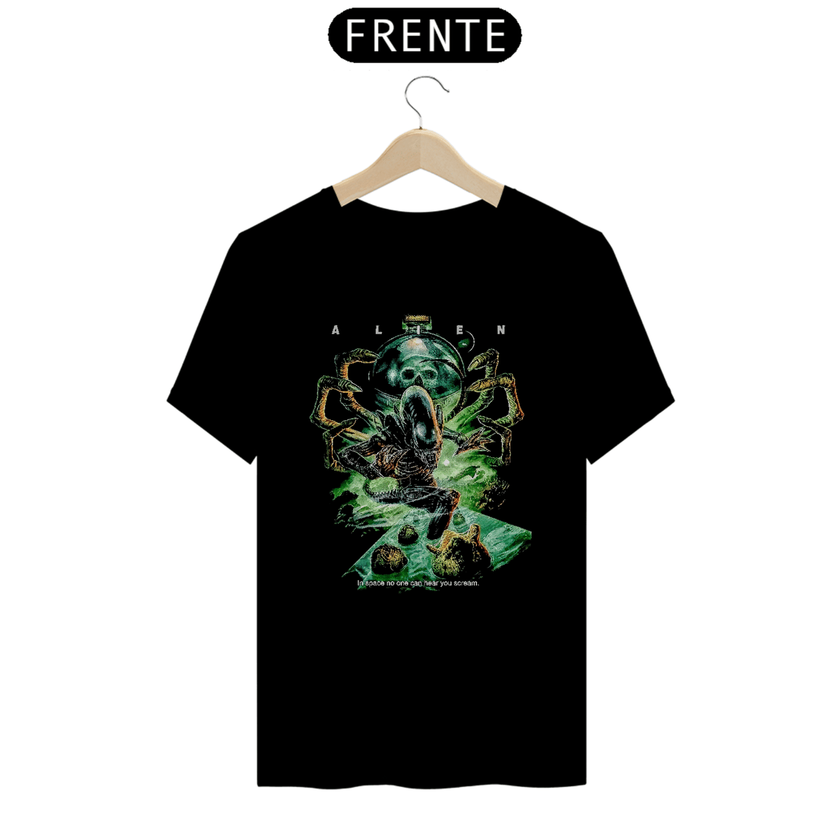 Nome do produto: Camiseta Alien (Prometheus) Estampa de Terror