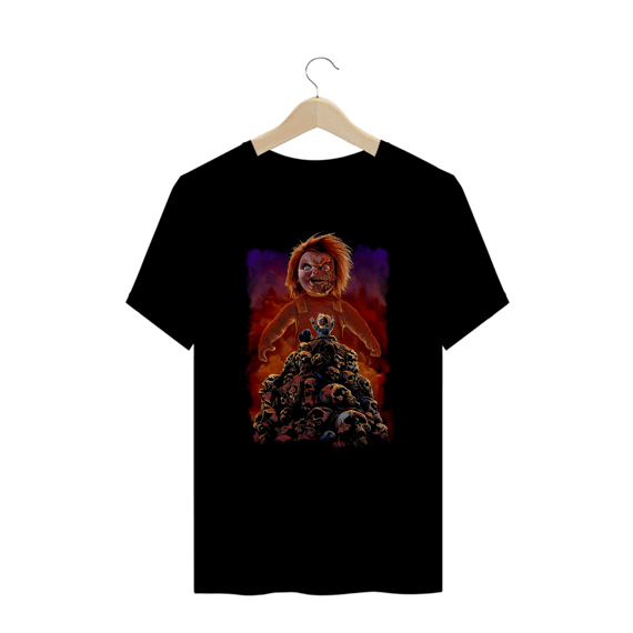 Camiseta Plus Size Chucky (Brinquedo Assassino 3 (1991)) Estampa Terror