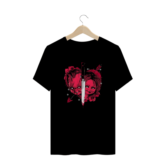 Camiseta Plus Size Chucky (Love) Estampa Terror