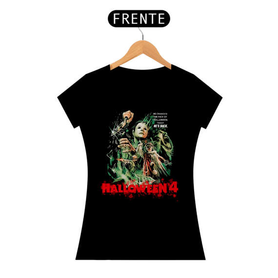 Camiseta Feminina Halloween (Movie 4) Estampa Terror