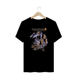 Camiseta Plus Size Halloween (O Retorno de Michael Myers Movie 4) Estampa Terror